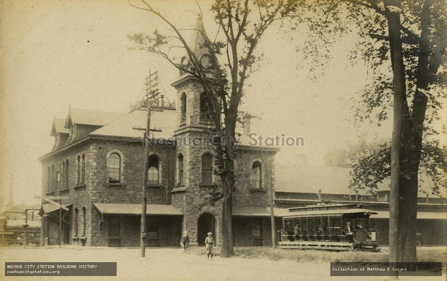 Postcard: Railroad Station, Taunton, Massachusetts
